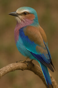 Lilac-breasted Roller (Coracias caudatus)