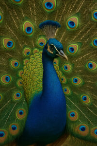 Peacock (Pavo cristatus)
