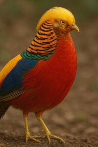 Golden Pheasant (Chrysolophus pictus)